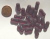 20 4x16mm Two Hole Spacer - Matte Amethyst
